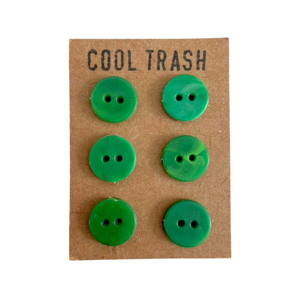 Recycled Plastic Buttons Set by Cool Trash
