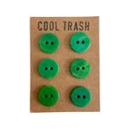 Recycled Plastic Buttons Set by Cool Trash