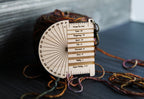 Yarn Wraps Per Inch (WPI) Ruler and Twist Angle Gauge