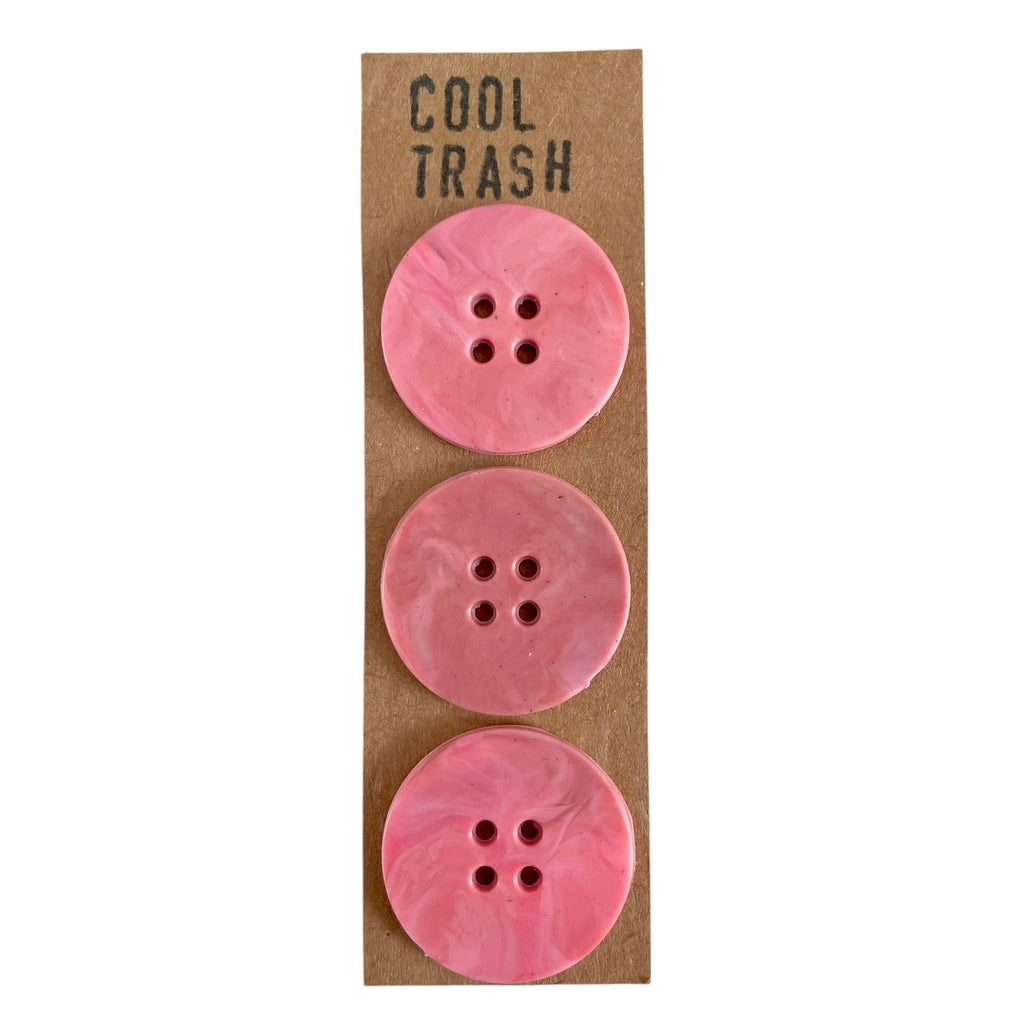 Recycled Plastic Buttons Set by Cool Trash