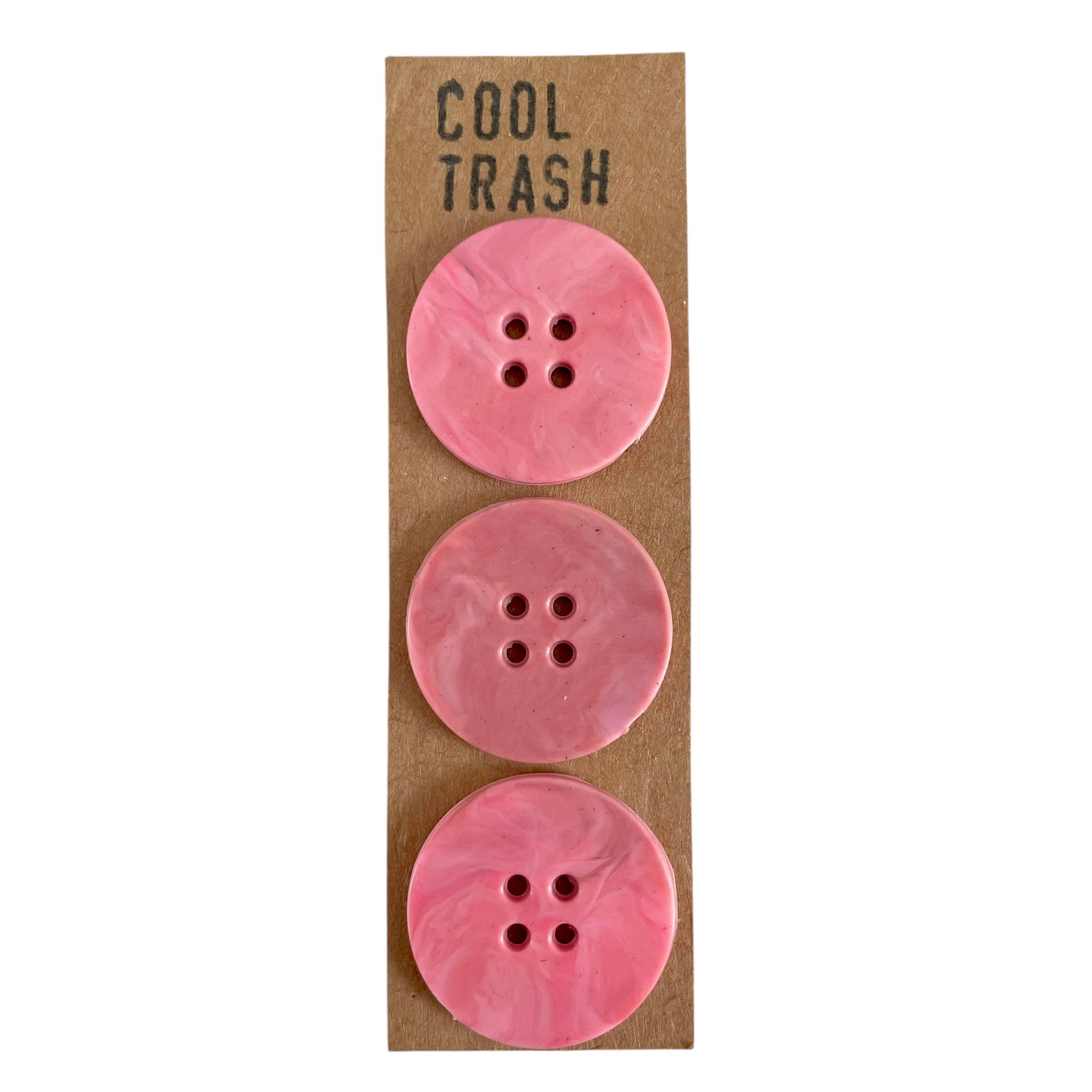 Recycled Plastic Buttons Set by Cool Trash