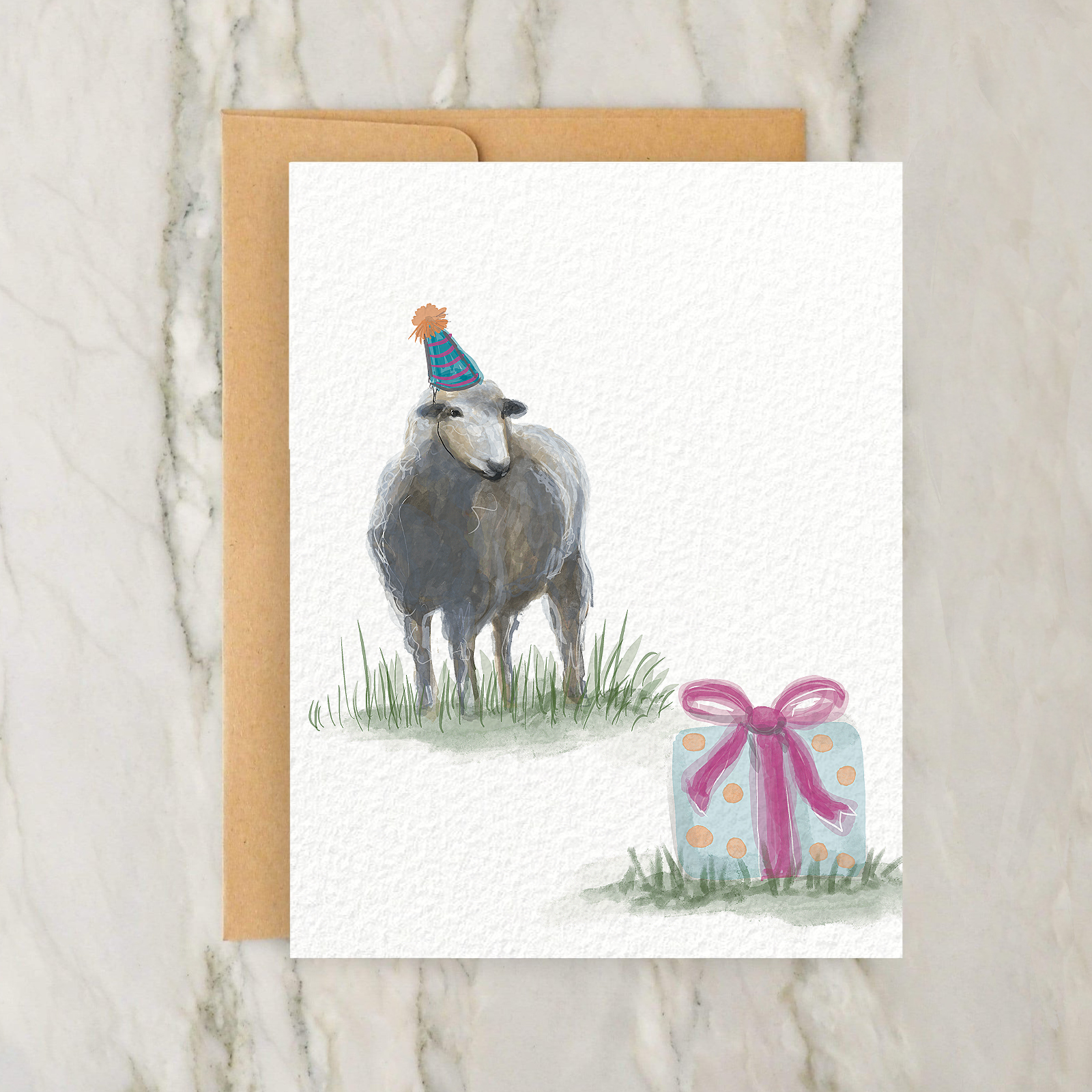 Greeting Card - Birthday Sheep