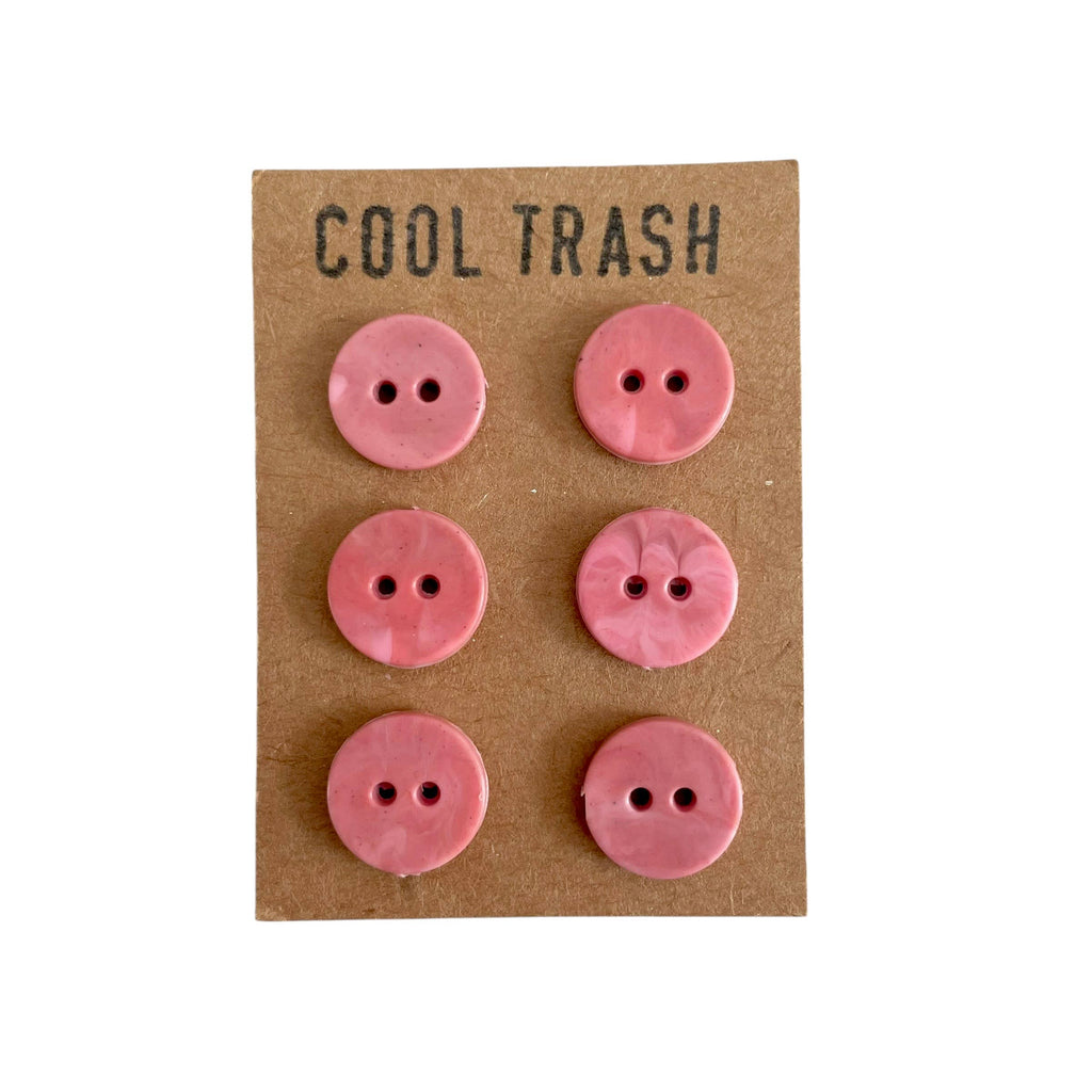 Recycled Plastic Buttons Set by Cool Trash