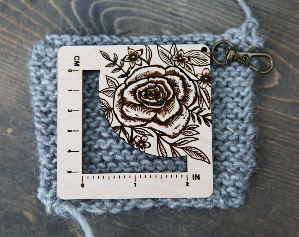Gauge Ruler with Bronze Clasp