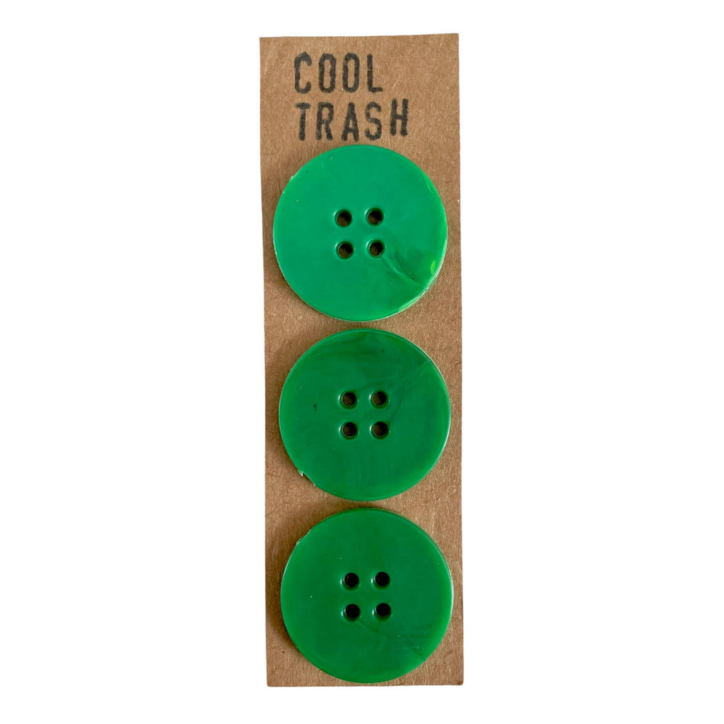 Recycled Plastic Buttons Set by Cool Trash