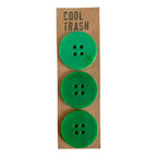 Recycled Plastic Buttons Set by Cool Trash