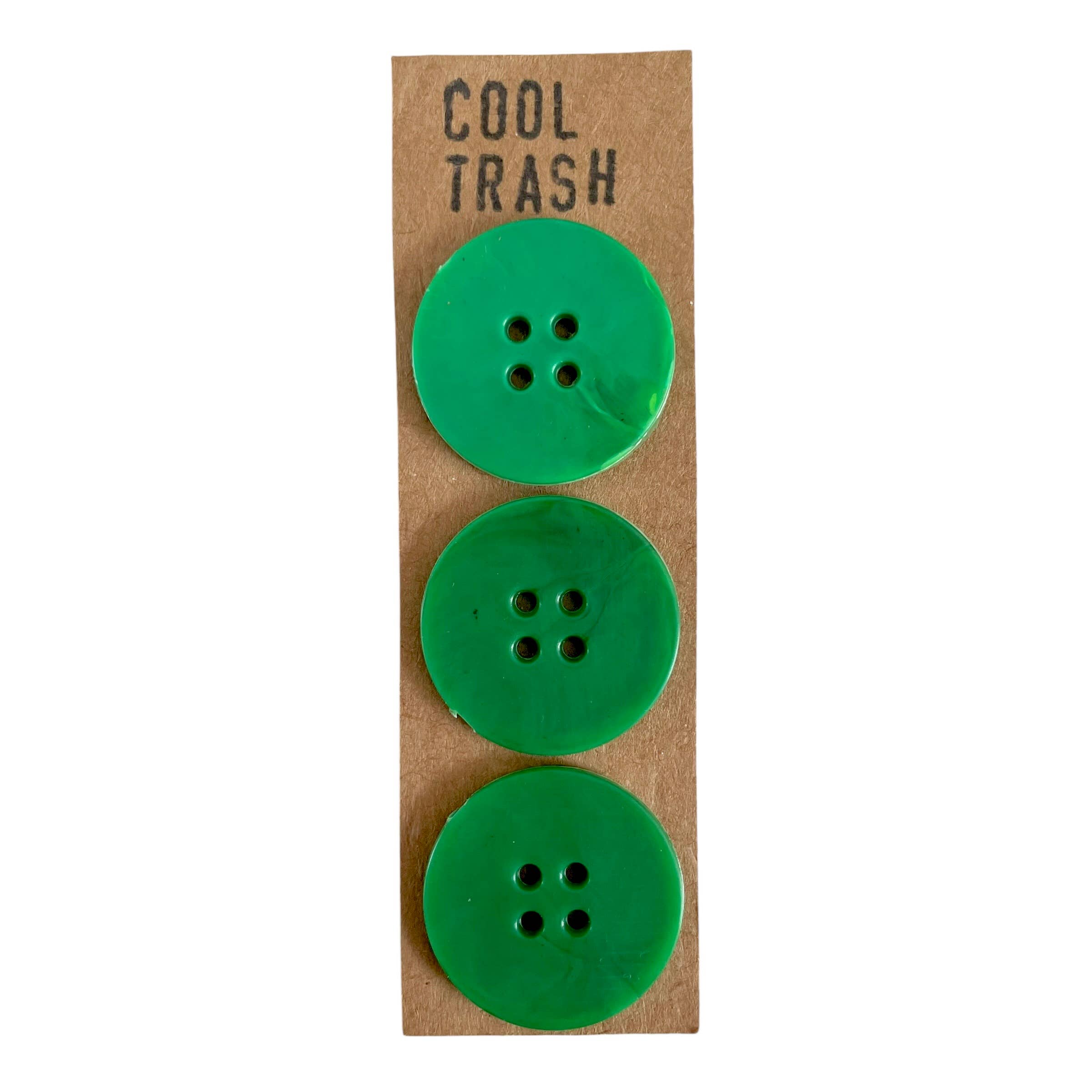 Recycled Plastic Buttons Set by Cool Trash