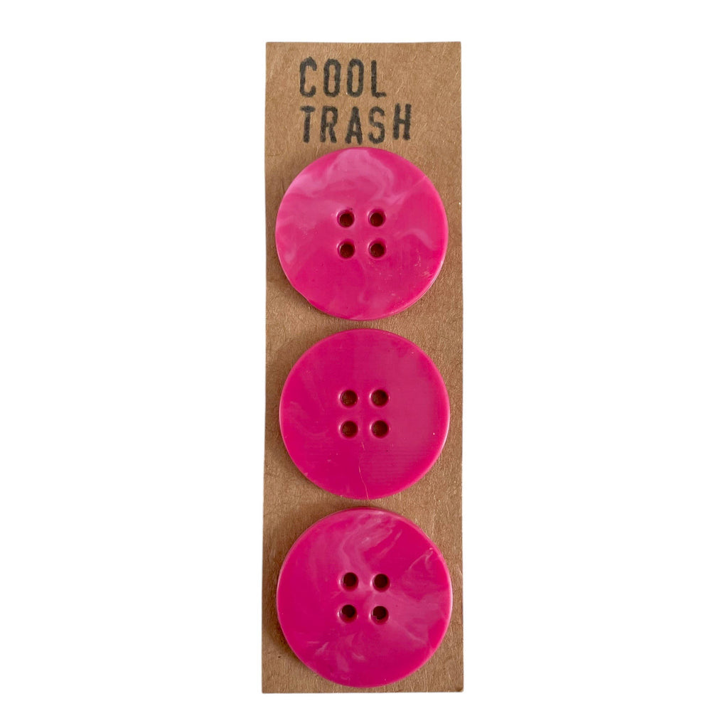 Recycled Plastic Buttons Set by Cool Trash
