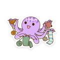 Sticker - Multitasking Octopus