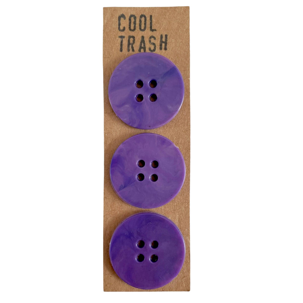 Recycled Plastic Buttons Set by Cool Trash