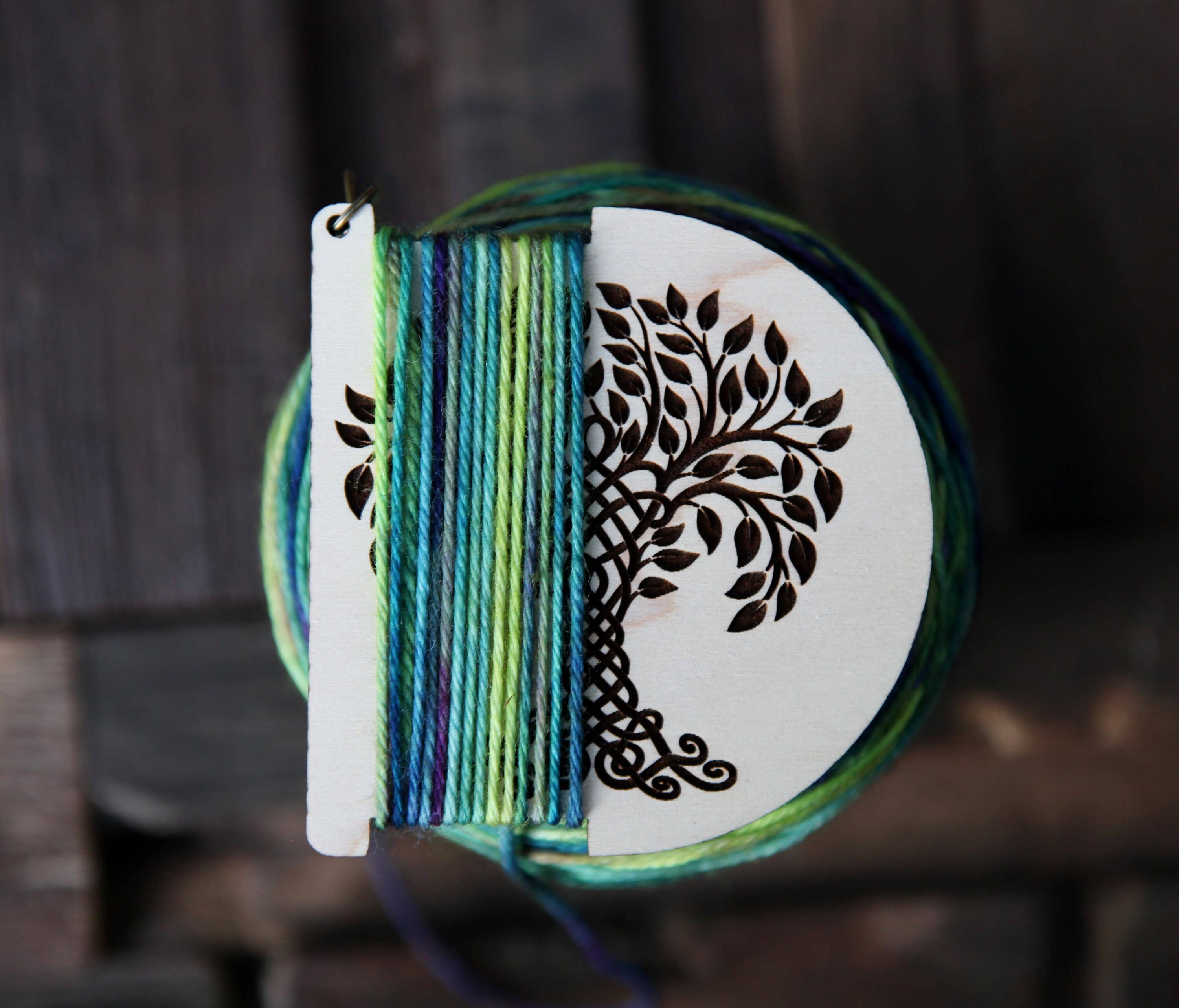 Yarn Wraps Per Inch (WPI) Ruler and Twist Angle Gauge