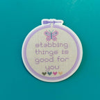 Sticker - Stabbing Things