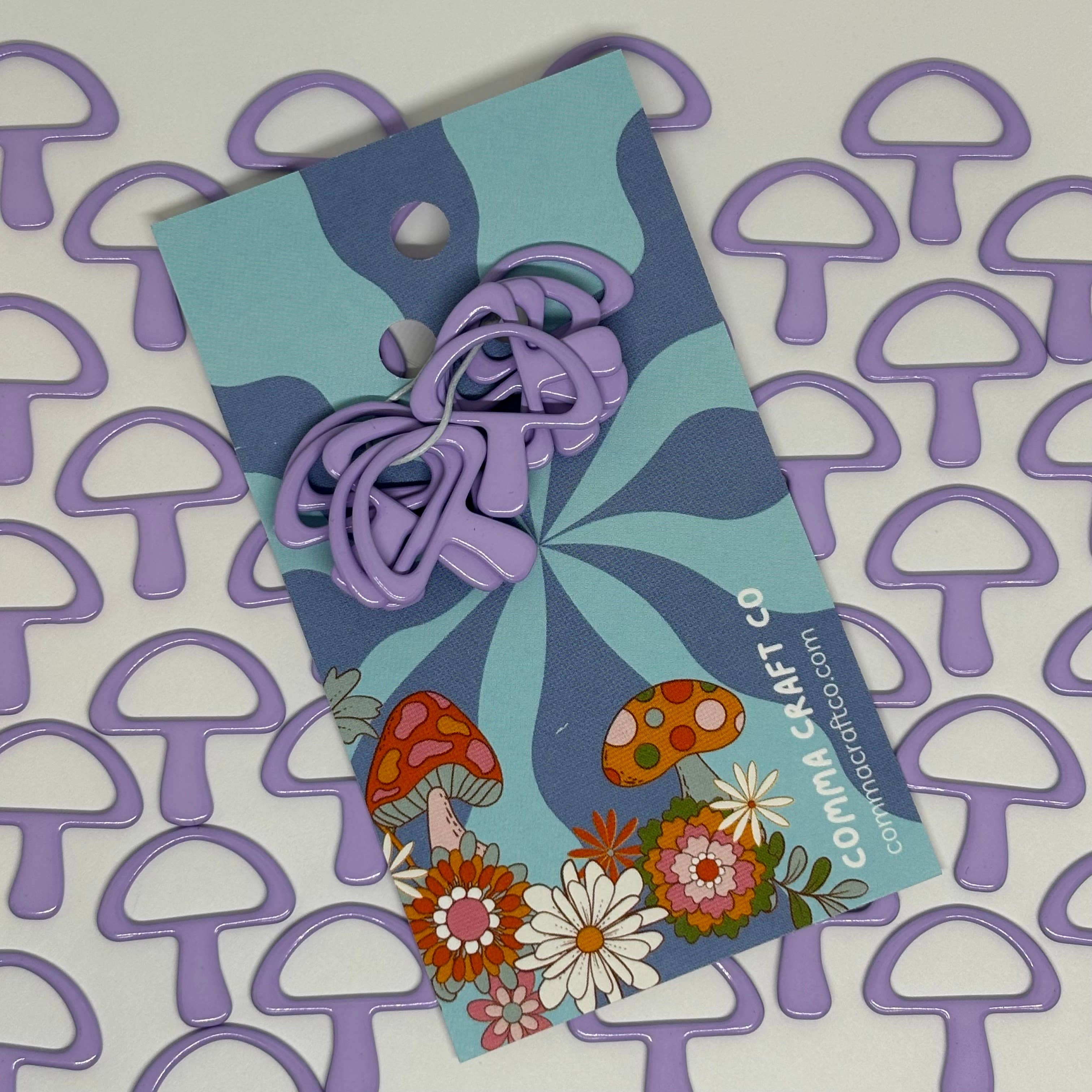 Stitch Markers - Mushrooms