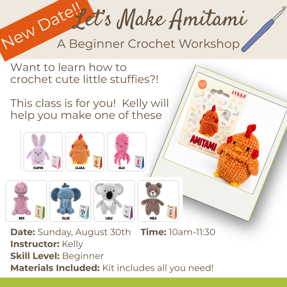 Class: Let's make Amitami - (Sunday August 30th 10-11:30)