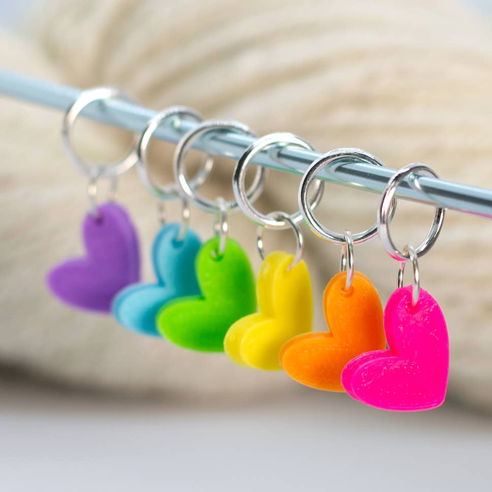 Stitch Markers - Hearts