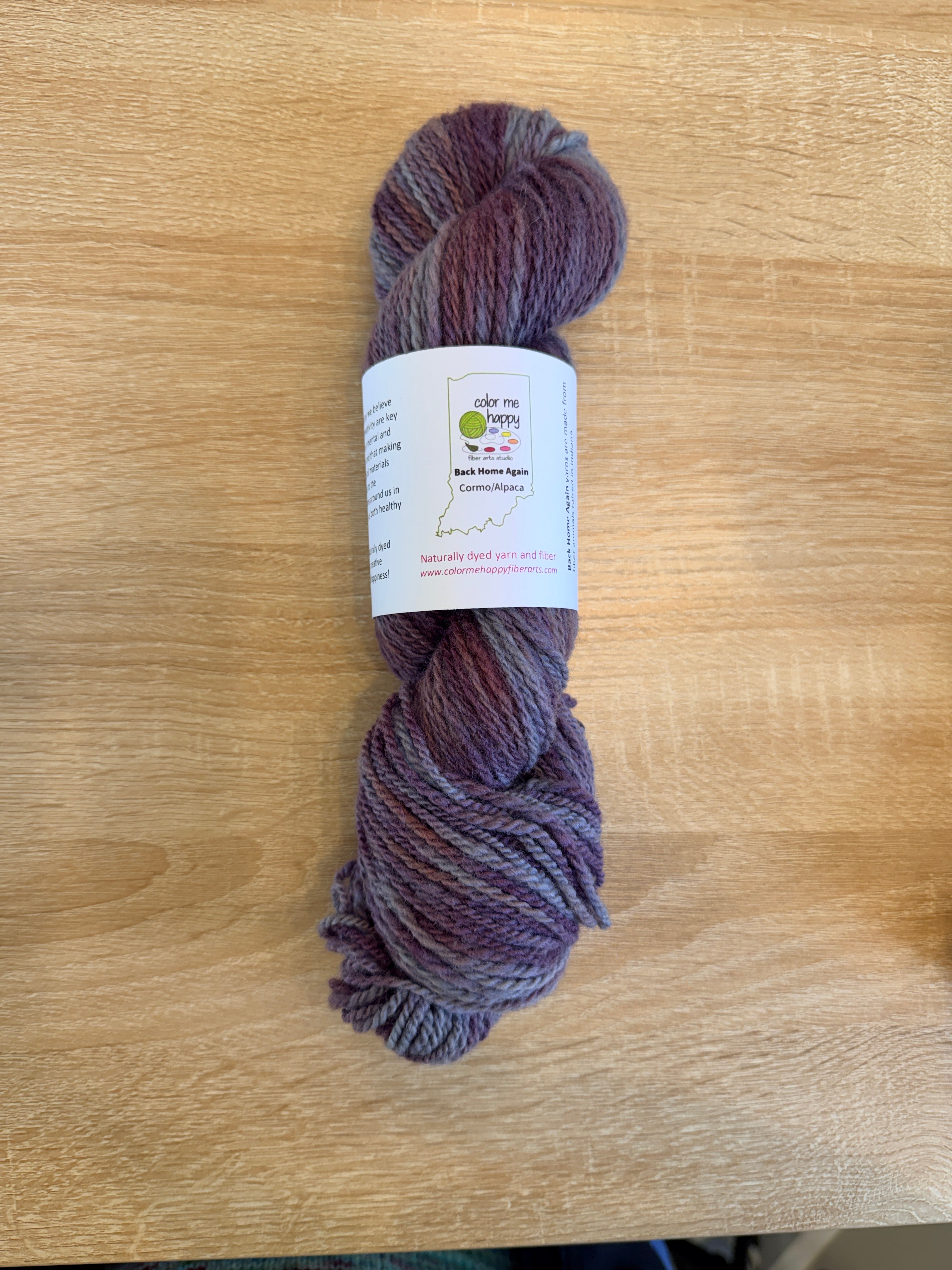 Color Me Happy - Back Home Again - 80/20 Cormo/Alpaca