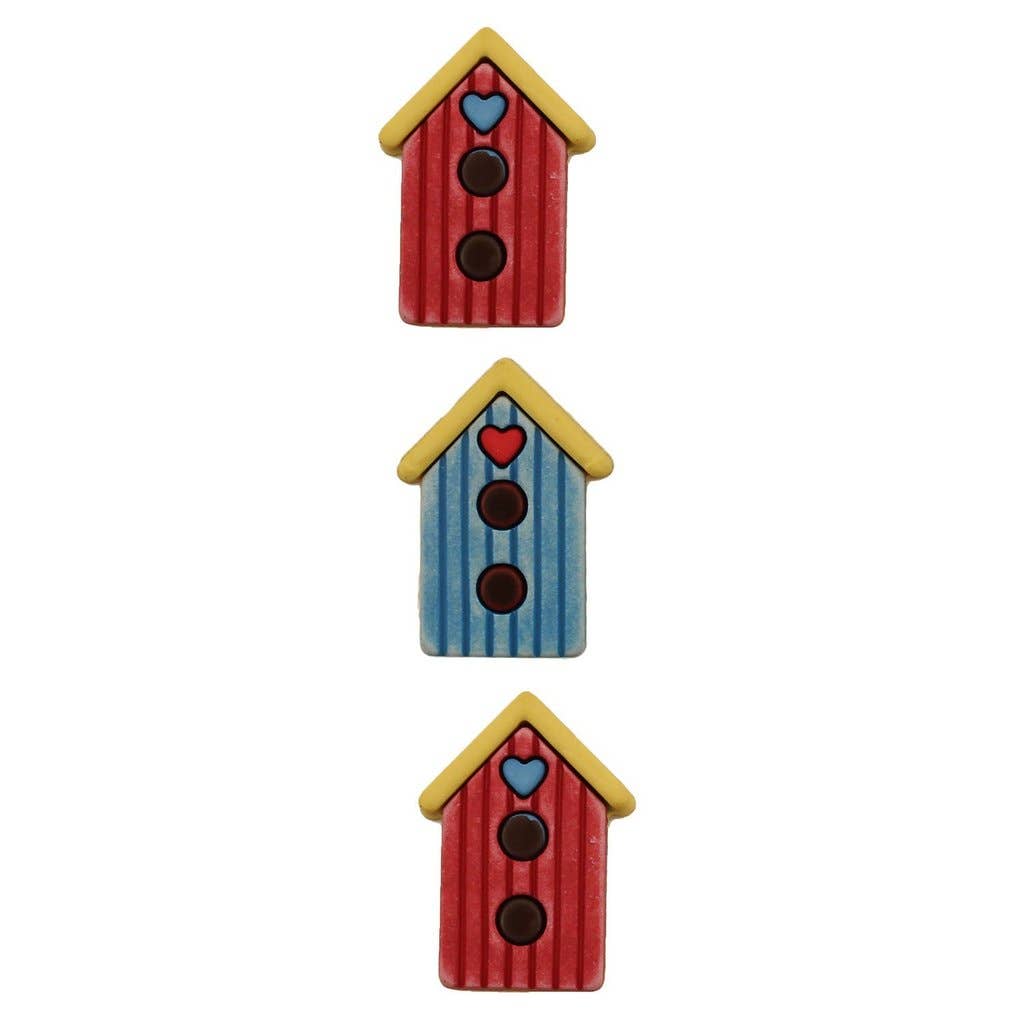 Buttons - Birdhouses