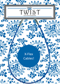 ChaioGoo - TWIST Blue Cable