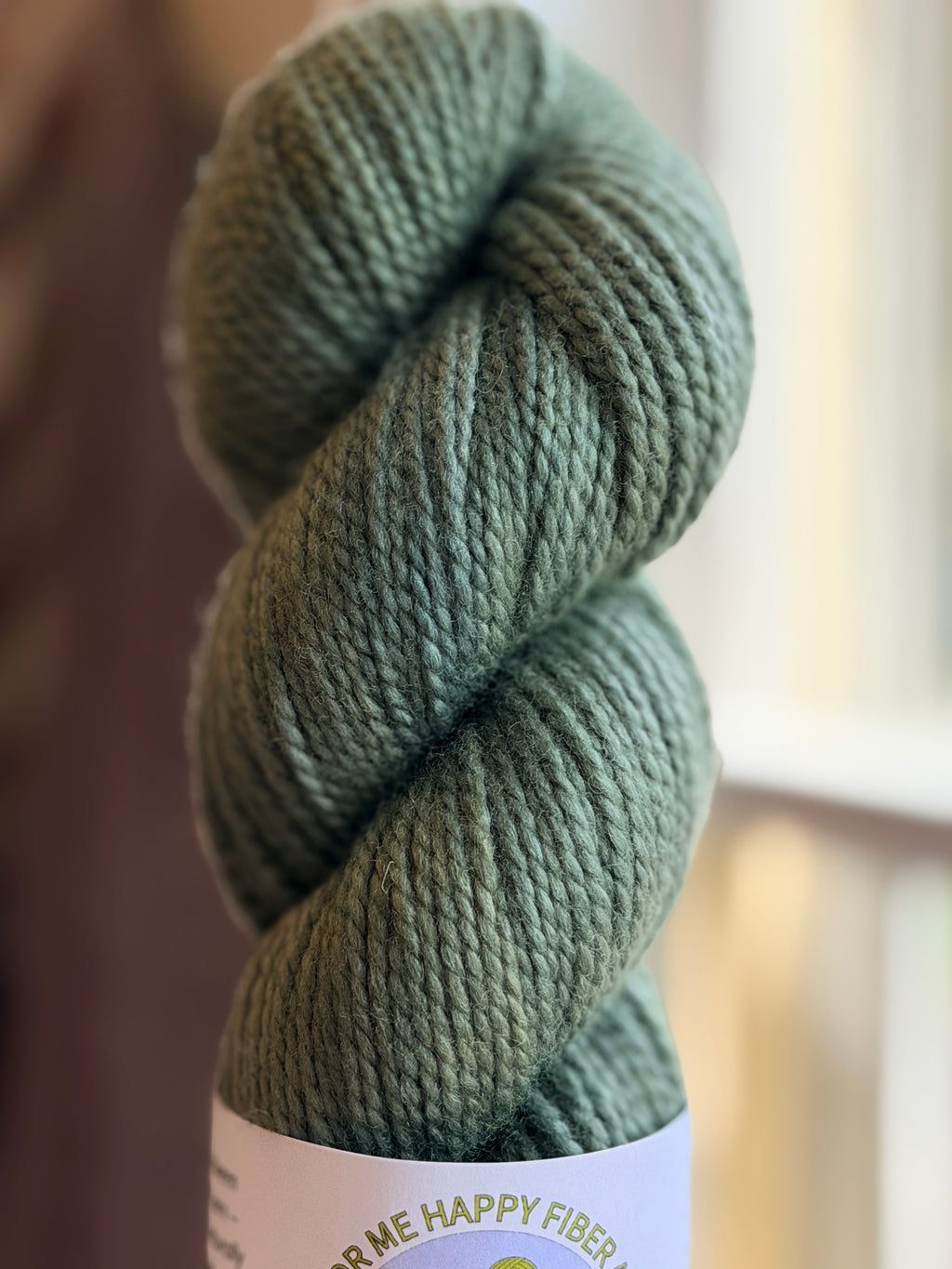Variegated yarn in natural light