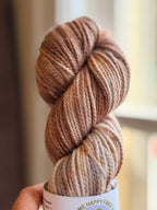 Variegated yarn in natural light