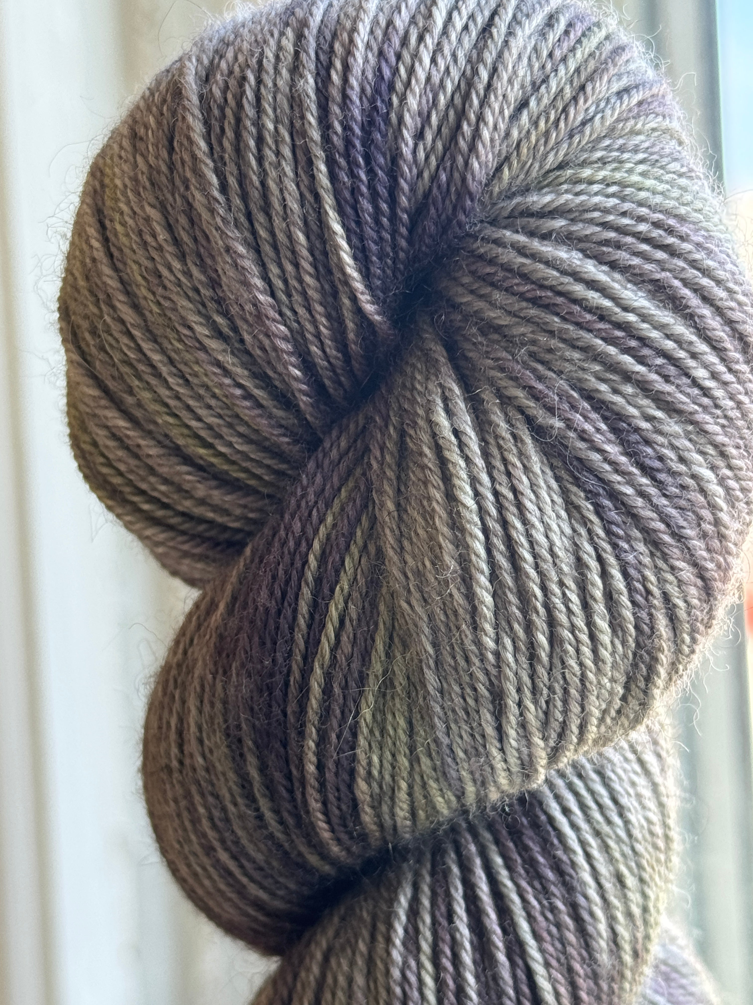 Color Me Happy Fiber Arts Studio Nature's Splendor Yak Iris Sock Yarn