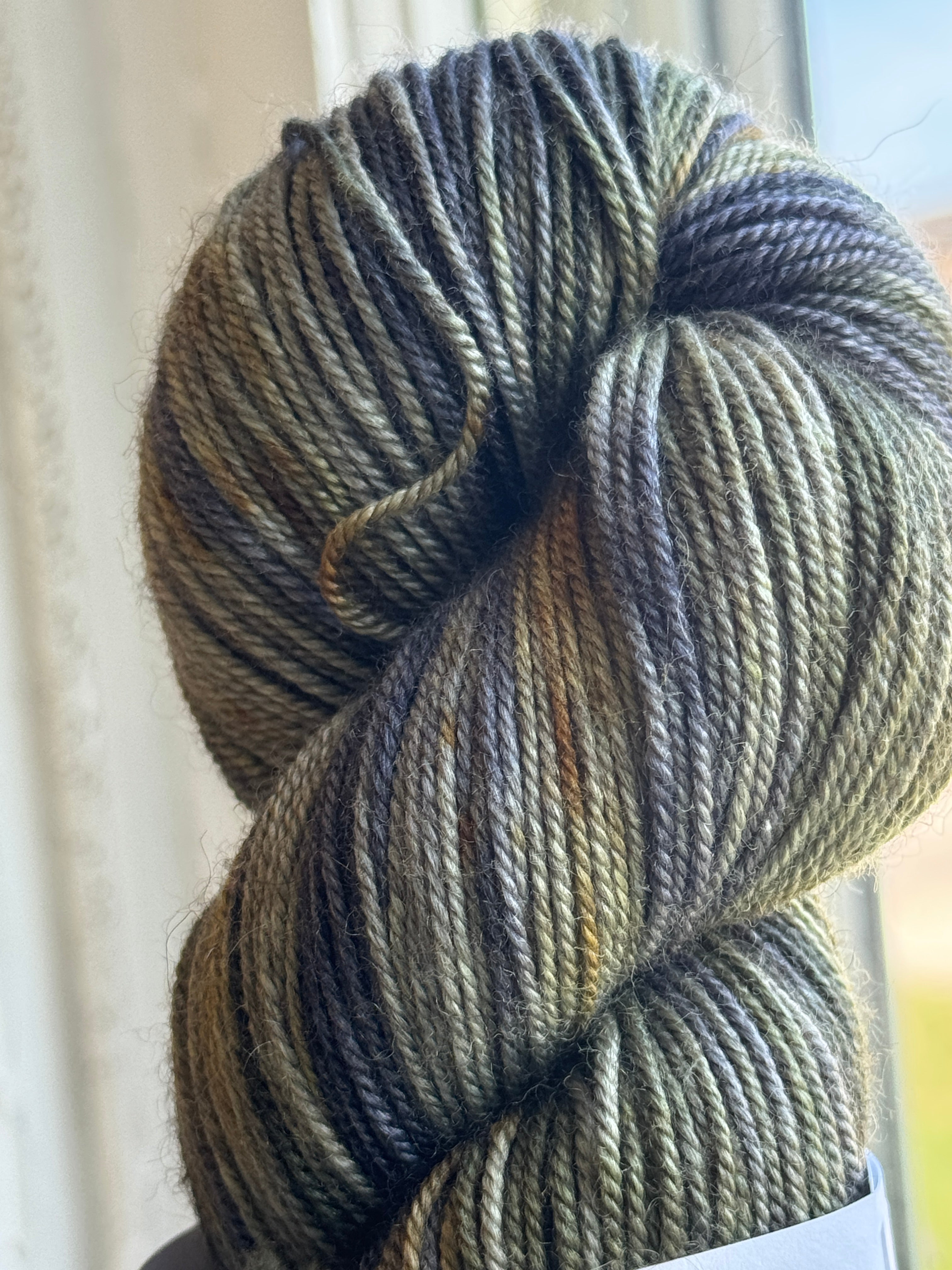 Color Me Happy Fiber Arts Studio Nature's Splendor Yak Lily Pond Sock Yarn