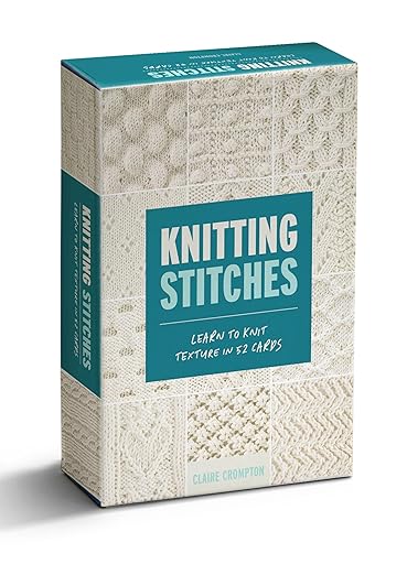 Knitting Stitches Card Deck: Learn to Knit Texture in 52 Cards