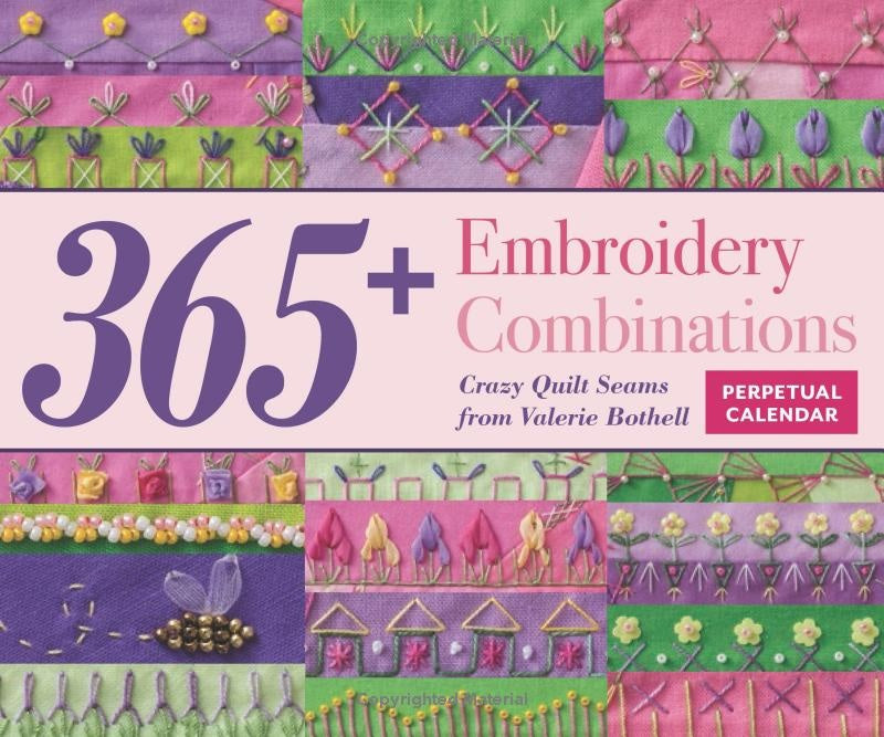 Embroidery Combinations Perpetual Calendar
