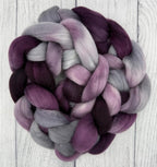 Hand Dyed Polwarth Combed Top by AJEM