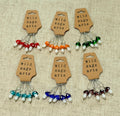 Wild Sage Arts - Stitch Markers - Mushroom