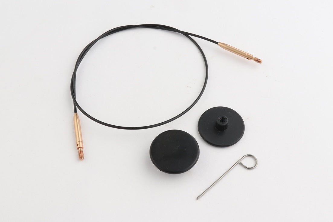 Knit Pro Swivel Cord with Gold