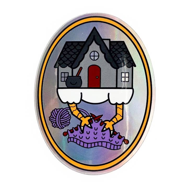 Sticker - Baba Yaga Knitting