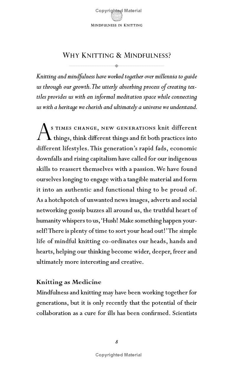 Mindfulness in Knitting: Meditations on Craft & Calm