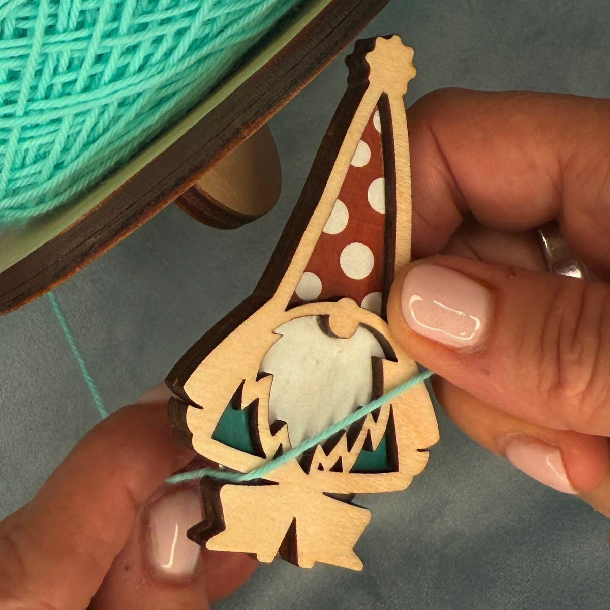 Lemonwood Gnome Yarn Cutter