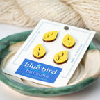 Blue Bird Makery - Autumn Leaves Buttons