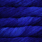 Close up of Malabrigo Rios Matisse Blue