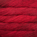 Close up of Malabrigo Rios Ravelry Red