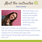 Class: Drop Spindle 102 with Olivia (Saturday, July 11th 9:30-11:00am)