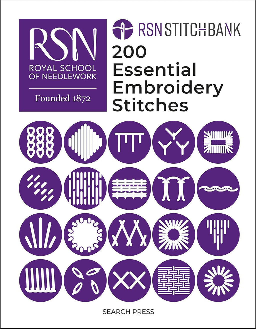 RSN Stitch Bank: 200 Essential Embroidery Stitches Book