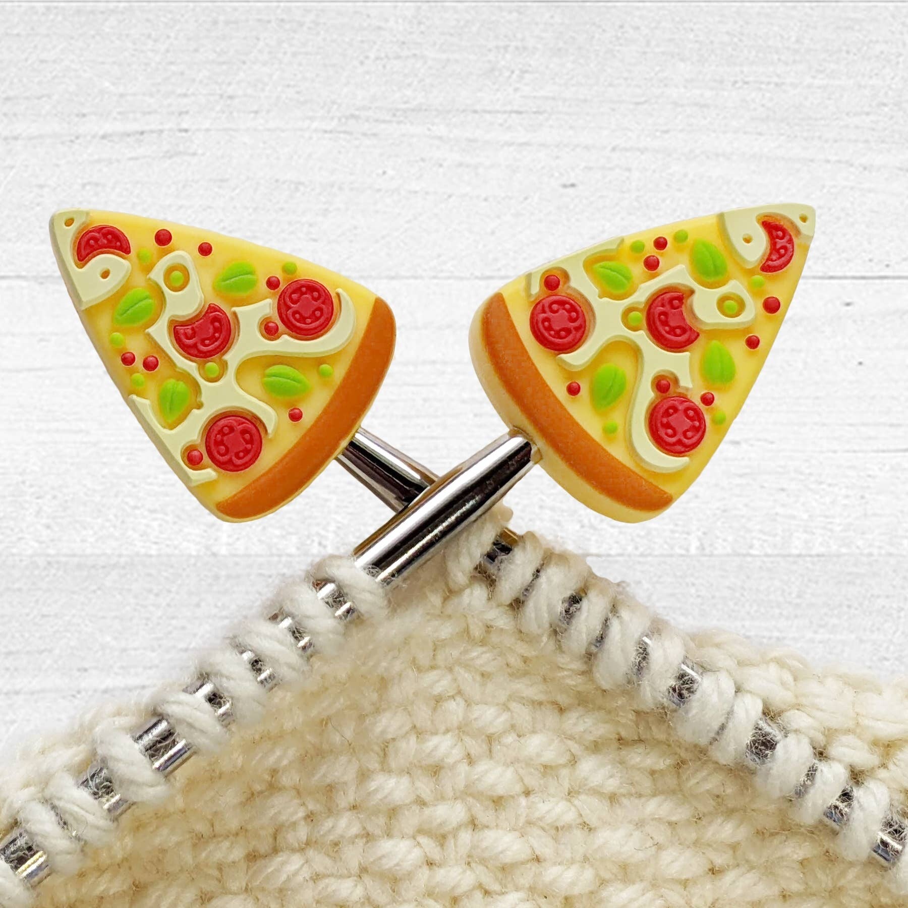 Pretty Warm Designs - Did Someone Say Pizza? Stitch Stoppers
