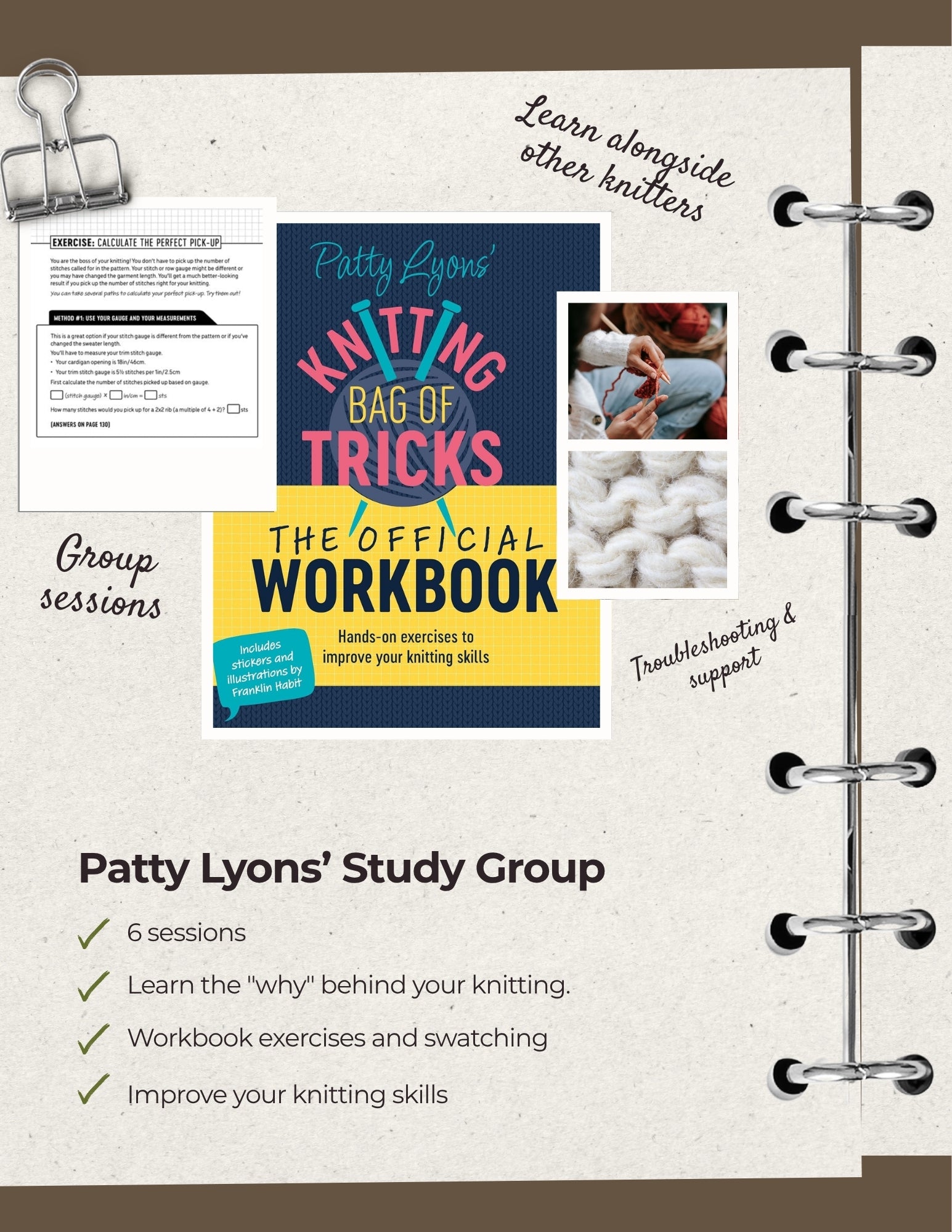 Study Group: Patty Lyons' Knitting Bag of Tricks
