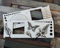 2" Gauge Swatch Ruler, Needle, Twist, Yarn Gauge