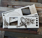 2" Gauge Swatch Ruler, Needle, Twist, Yarn Gauge