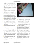 Textual content about needle felting with an image of a needle board and felting project from the book Needle Felted Tapestries