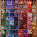 Adult Jigsaw Puzzle from RSN featuring a shelf full of rainbow colored wool