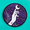 Sticker - Hand and Moon Yarn Ball