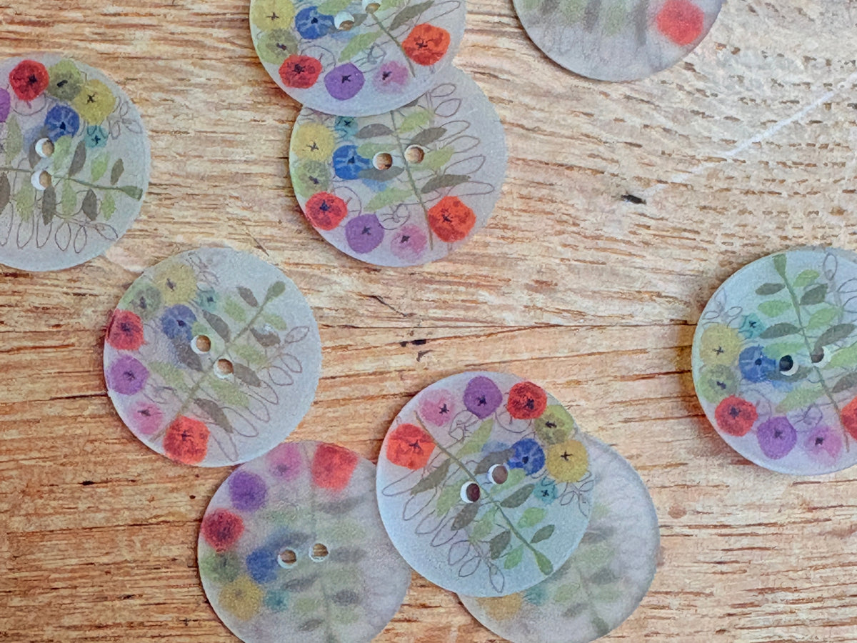 Button Company - Translucent Flowers