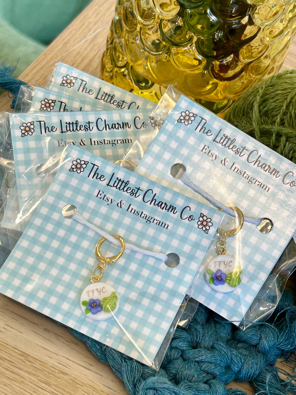 The Littlest Charm Co - F&F Stitch Markers