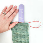 Twice Sheared Sheep Sock Sizing Ruler