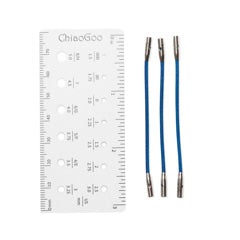 ChaioGoo - Twist X-Flex Blue Cable 2"